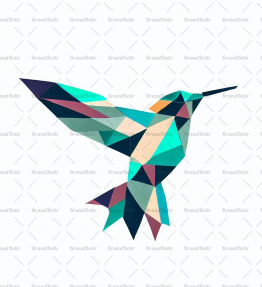 Geometrischer Kolibri